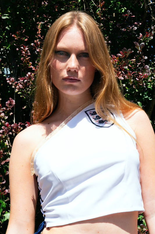 Custom One Shoulder Corset Top
